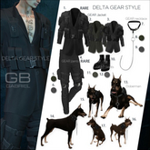 .::GB:: DELTA GEAR STYLE FULL SET + RARE ( 17 Pcs )