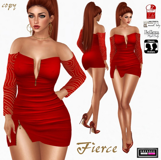 DBL Fierce Dress Red