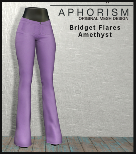 !APHORISM! Bridget Flares - Amethyst 