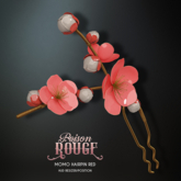 POISON ROUGE Momo Hairpin - Red