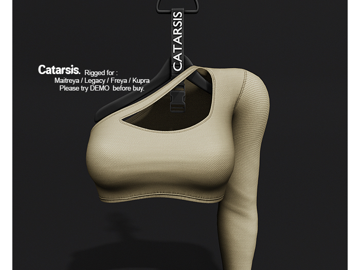 Catarsis - REAL LOVE - Top - KHAKI