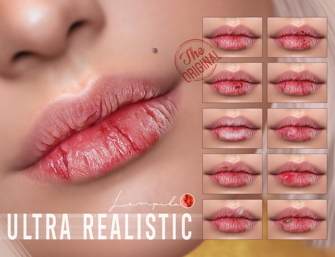 Lempika - 10 Lips Ultra Realistic Lelutka Evox