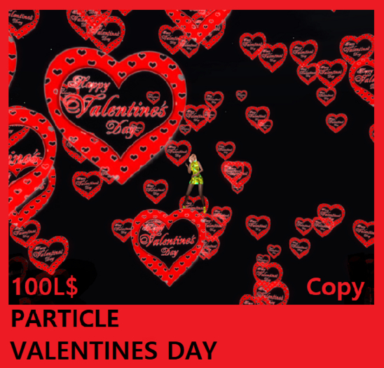 PARTICLE HAPPY VALENTINES DAY
