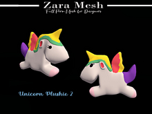 ZM - Toys - Unicorn Plushie 2 - FULL PERM MESH