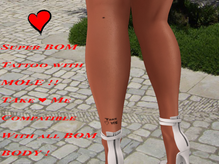 Take Me Tattoo BOM