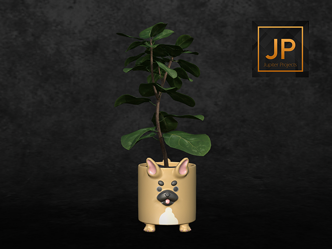 Second Life Marketplace - 11. -MUSU- Puppy Pot (French Bulldog Tan - Fig)