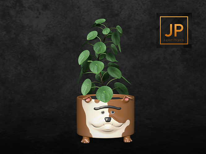 Second Life Marketplace - 5. -MUSU- Puppy Pot (Bulldog - Money Tree)