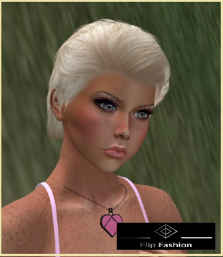 PRETTY SHORT MESH HAIR IN BLOND