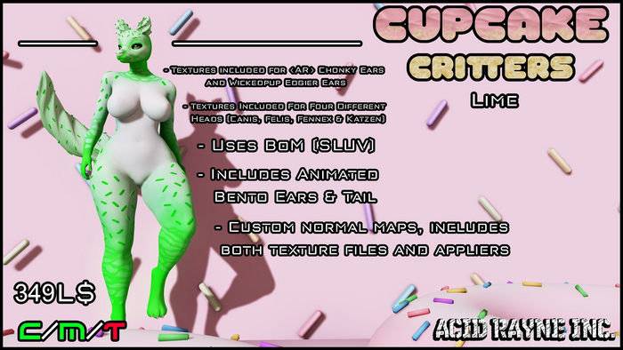 <AR> Cupcake Critters - Lime
