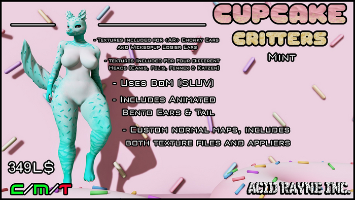 <AR> Cupcake Critters - Mint