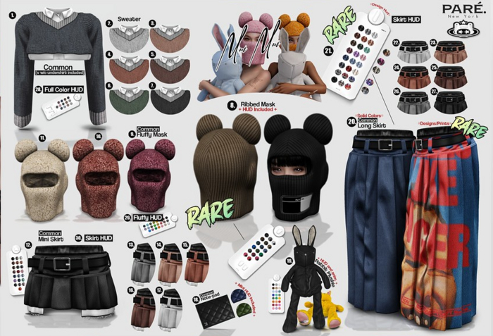 23. ParexPox.Miuccia Skirt Long - (ML)