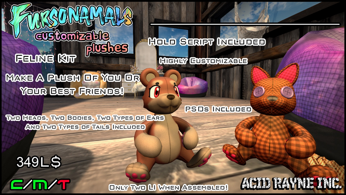 <AR> Fursonamals - Cat Plush Kit