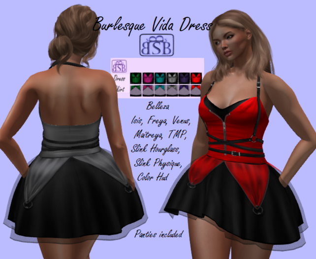 [BB's]  Burlesque Vida Dress