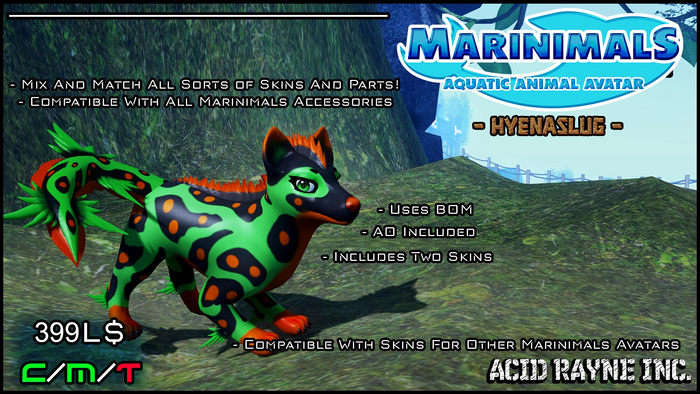<AR> Marinimals Avatar - Hyenaslug