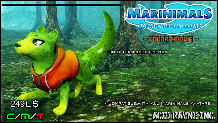 <AR> Marinimals Color Hoodie