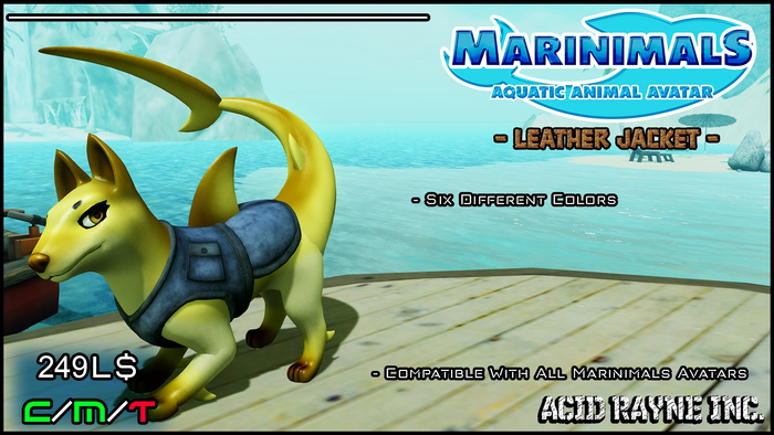 <AR> Marinimals Leather Jacket