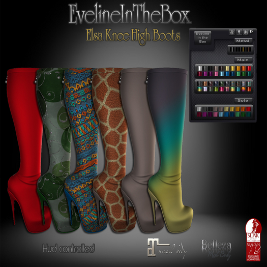 [EvelineIntheBox] Elsa Knee High Boots 