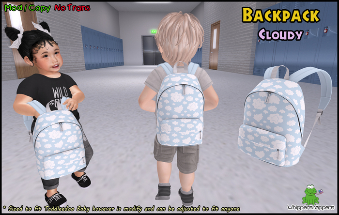 ! Whippersnappers ! - Clouds Backpack