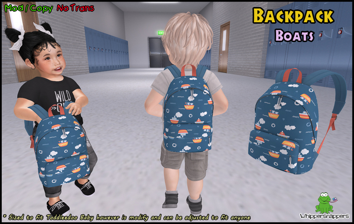 ! Whippersnappers ! - Boats Backpack