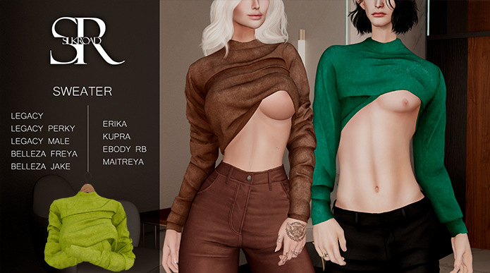 {Silk Road} Sweater - Light Green