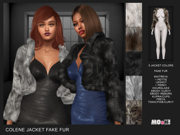 MOoH! Colene jacket fake fur (Add)
