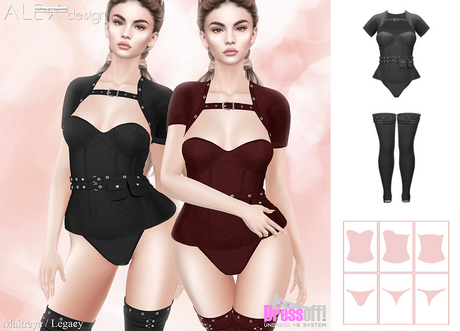 Second Life Marketplace - -ALEX- SET Gloria / Gray