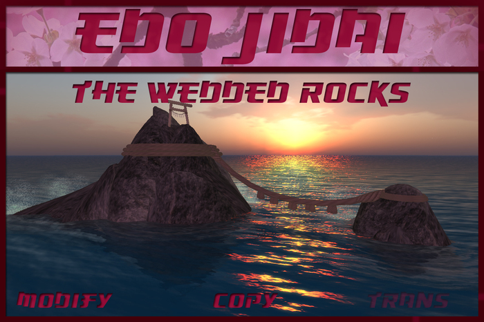::Edo Jidai Shop:: The Wedded Rocks - Outside Sim Wedded Rock - Meoto Iwa - Landscaping  - Full Detailed