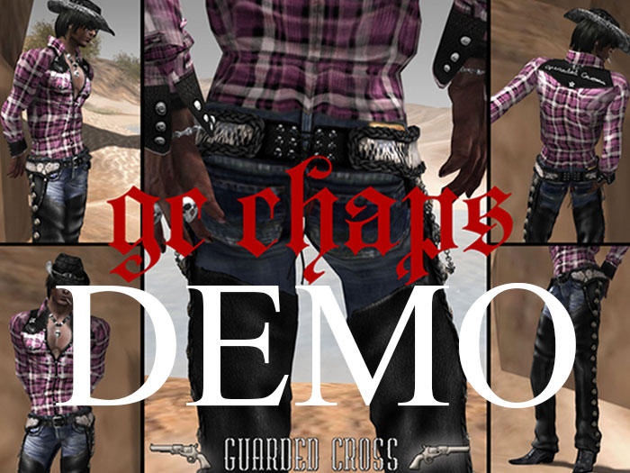 *GUARDED CROSS/Men’s-Wear* GC Chaps *DEMO*