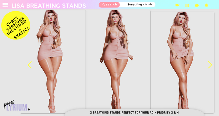 Lyrium. Lisa Breathing Stand Set