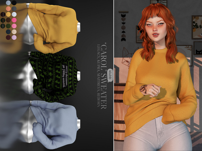 Klubb - "Carol" Sweater Mustard