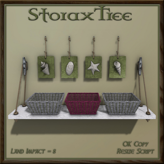 Seaspray Wall Shelf & Decor B13