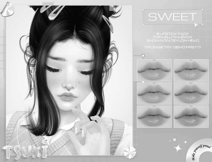 Tsuki / Sweet Lipstick / Lelutka EvoX DEMO