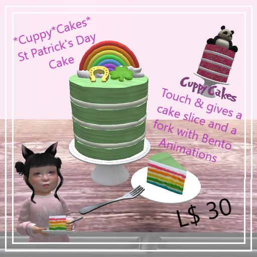 *Cuppy*Cakes*   St Patrick's Day Cake  ( WEAR PACKAGING )