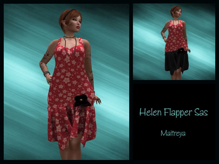 :EF: Helen Flapper Sas - Red Flower