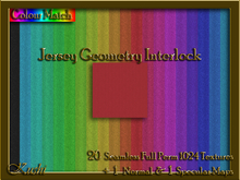 Jersey Geometry Interlock Solids Seamless Texture Set