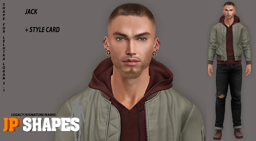 JP SHAPES- JACK(LELUTKA LOGAN 3.1/LEGACY/SIGNATURE/KARIO)