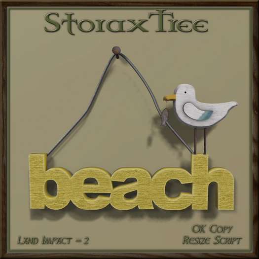 Seaspray Beach Sign A17