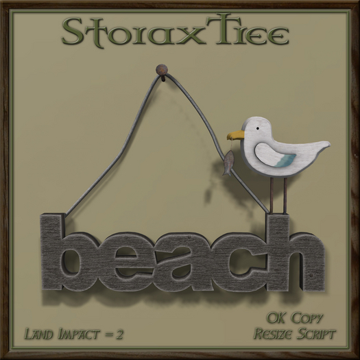 Seaspray Beach Sign A15