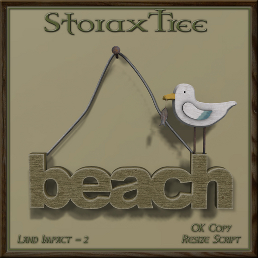 Seaspray Beach Sign A11