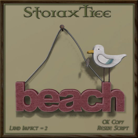Seaspray Beach Sign A10