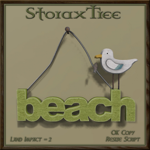 Seaspray Beach Sign A7