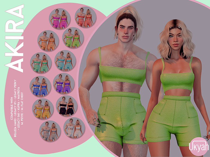 ~UKYAH~ Akira Top & Akira Short 