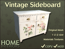 Home Interiors: Rustic Sideboard (BOXED)
