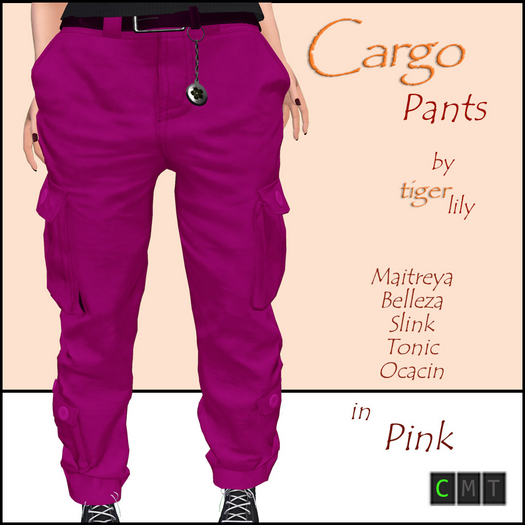 Tigerlily Designs Pink Cargo Pants