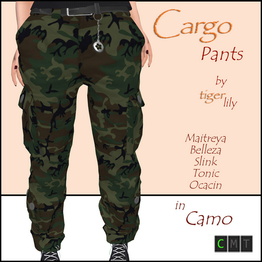 Tigerlily Designs Camo Cargo Pants