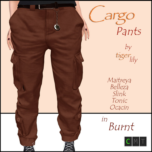 Tigerlily Designs Burnt Cargo Pants