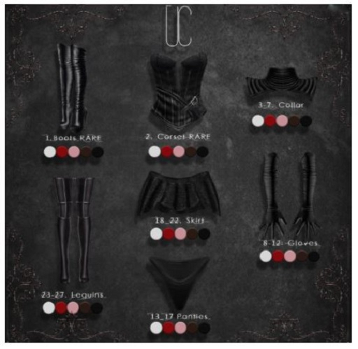 2. UC Jesica corset All in 1 Maitreya RARE