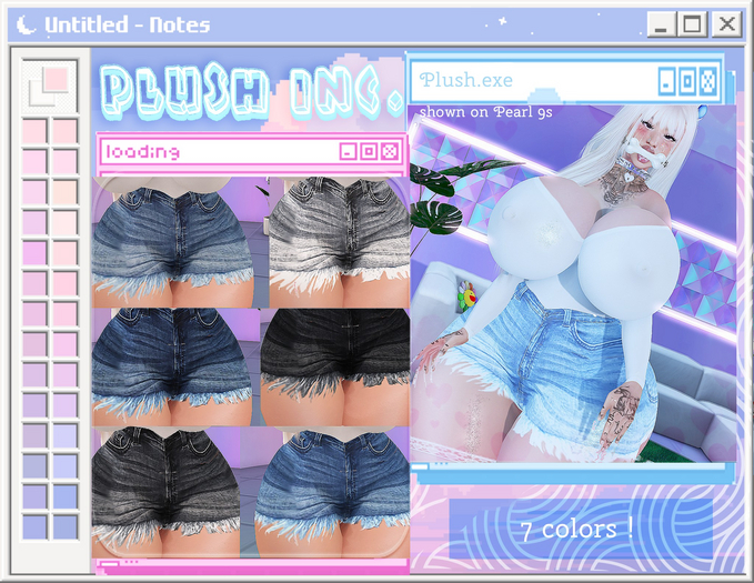 P.inc - Mae Shorts FATPACK