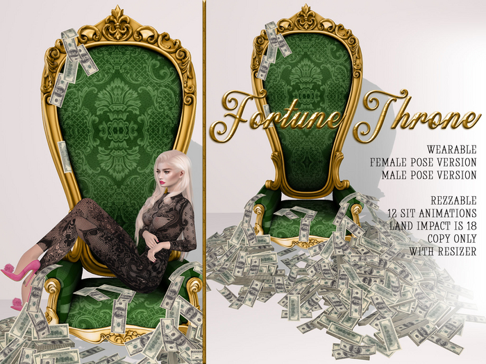 Boudoir-Throne of Fortune