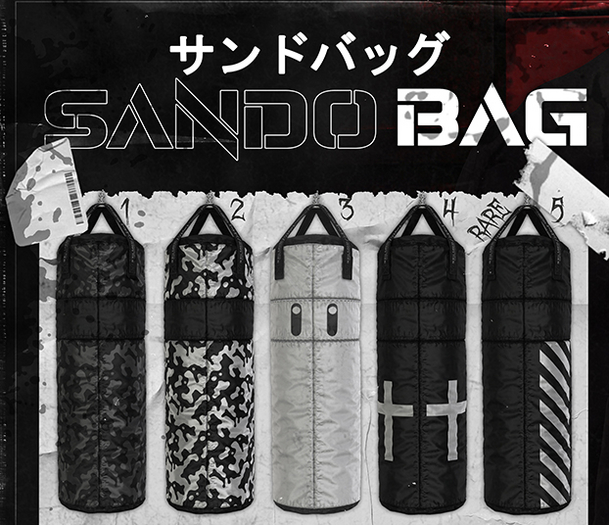 5. [TNK] SANDO BAG - BLACK RARE